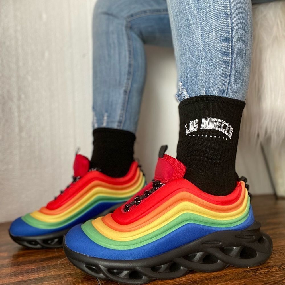 Rainbow High Rise Sneakers - Picture 4 of 6